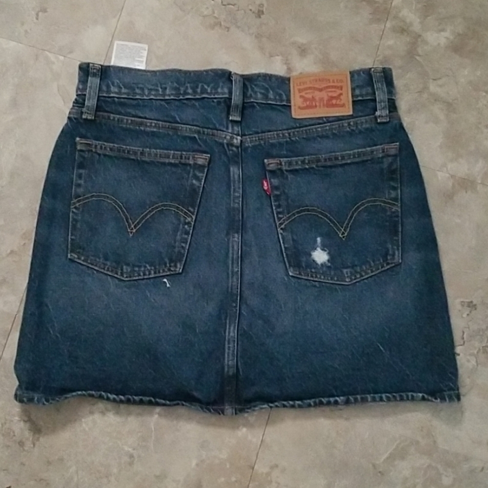 Levis denim mini skirts